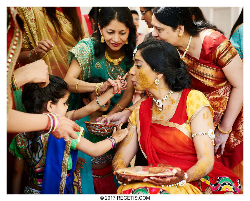  Pre-Wedding Celebrations with turmeric for Rani at Raj Residence in Yardley Pennsylvania