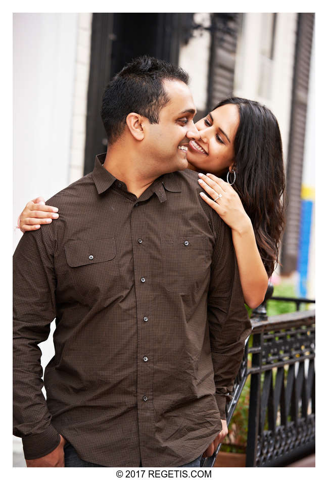  Seema and Sharad engagement session in Georgetown Washington DC Photographer