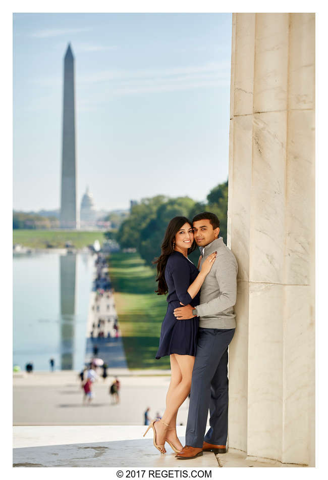  Shilpa and Jay's Engagement Session on the National Mall | Washington DC Wedding Photographers