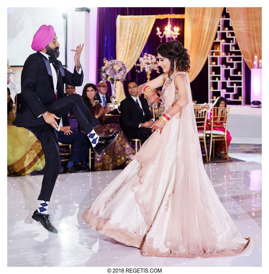  Navdeep and Pallavi’s South Asian Sikh Wedding Reception at Westfields Marriott in Chantilly | Virginia Wedding Photographers