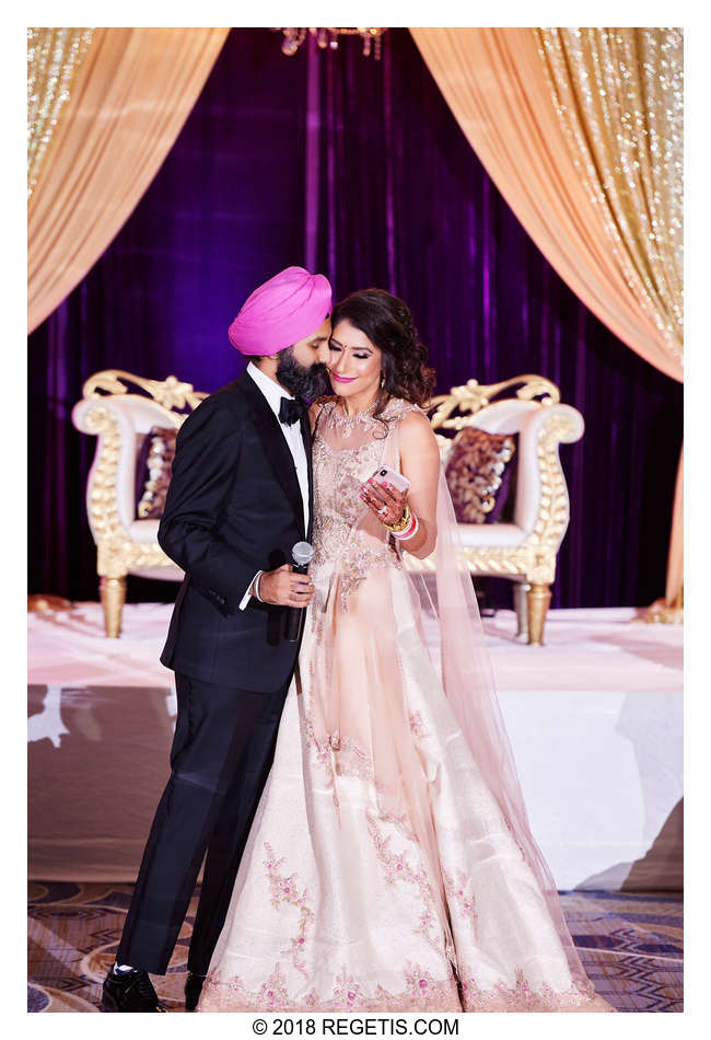  Navdeep and Pallavi’s South Asian Sikh Wedding Reception at Westfields Marriott in Chantilly | Virginia Wedding Photographers