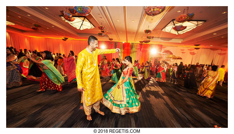  Trishna & Tejas' Dandiya and Garba Celebrations | Renaissance Baltimore Harborplace Hotel | Maryland Indian Wedding Photographers