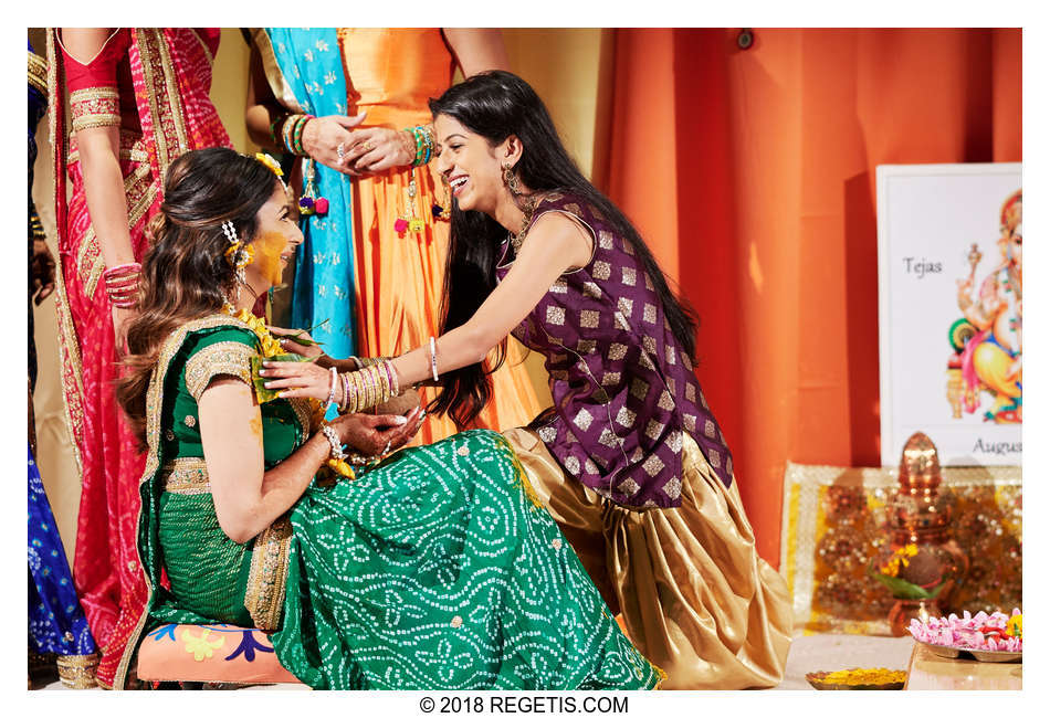  Trishna's Haldi/Pithi Ceremony | South Asian Wedding Pre-functions | Baltimore Renaissance Hotel | Maryland Wedding Photographers