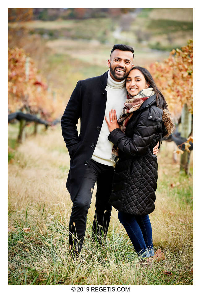  Ami and Parth Engagement Proposal at Bluemont Vineyard, Virginia | Engagement Photographers