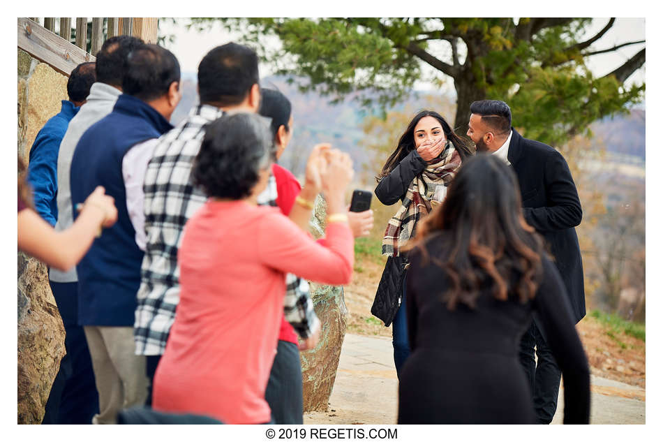  Ami and Parth Engagement Proposal at Bluemont Vineyard, Virginia | Engagement Photographers