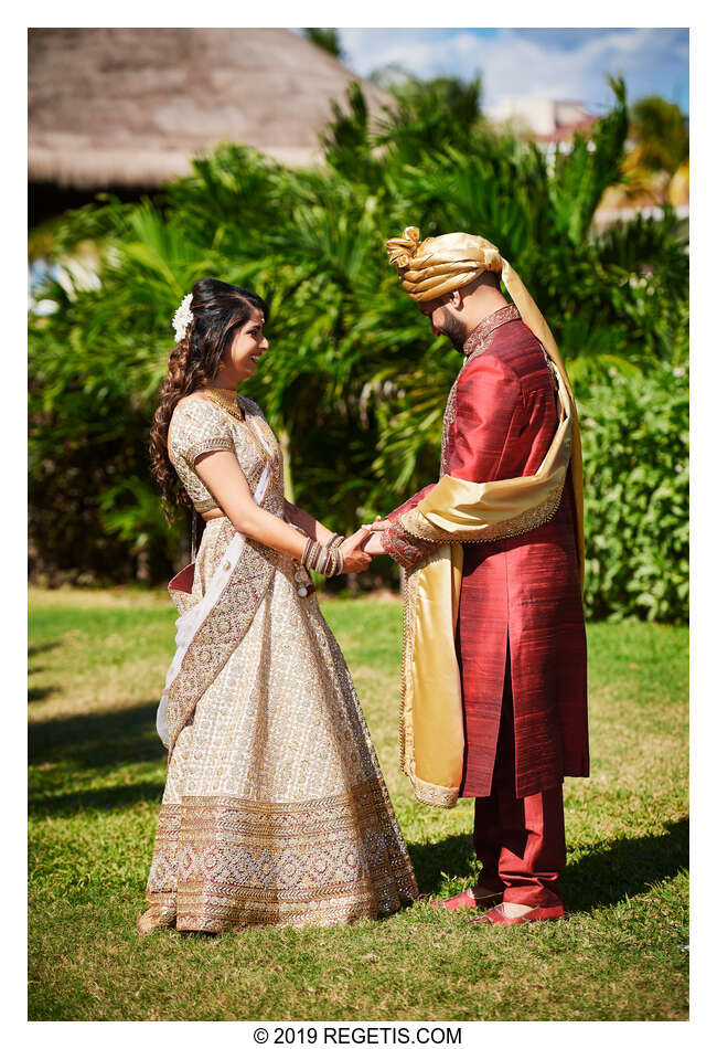  Anuj and Shruthi’s Indian Wedding Ceremony | Cancun, Mexico |  Destination Wedding Photographers.