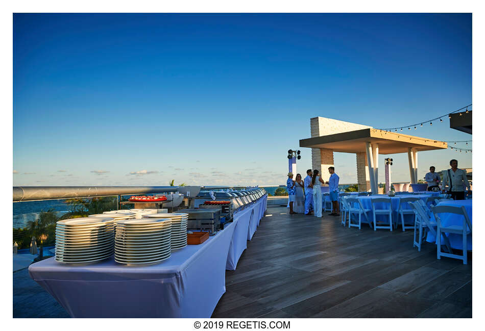  Anuj and Shruthi’s White Dress Pre-Wedding Welcome Party | Cancun, Mexico |  Destination Wedding Photographers.