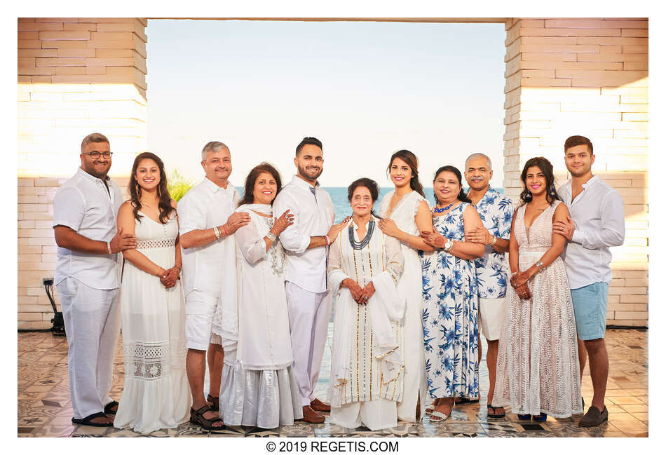  Anuj and Shruthi’s White Dress Pre-Wedding Welcome Party | Cancun, Mexico |  Destination Wedding Photographers.