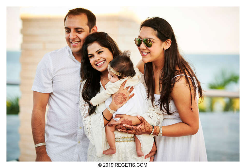  Anuj and Shruthi’s White Dress Pre-Wedding Welcome Party | Cancun, Mexico |  Destination Wedding Photographers.