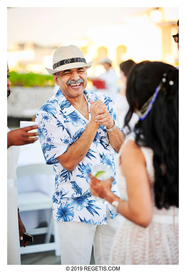  Anuj and Shruthi’s White Dress Pre-Wedding Welcome Party | Cancun, Mexico |  Destination Wedding Photographers.