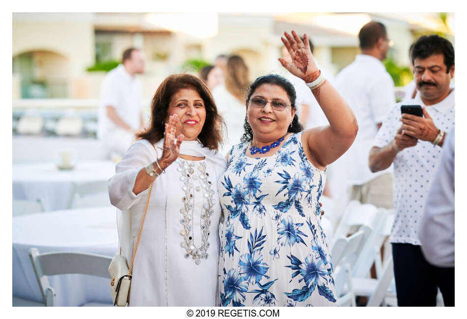  Anuj and Shruthi’s White Dress Pre-Wedding Welcome Party | Cancun, Mexico |  Destination Wedding Photographers.