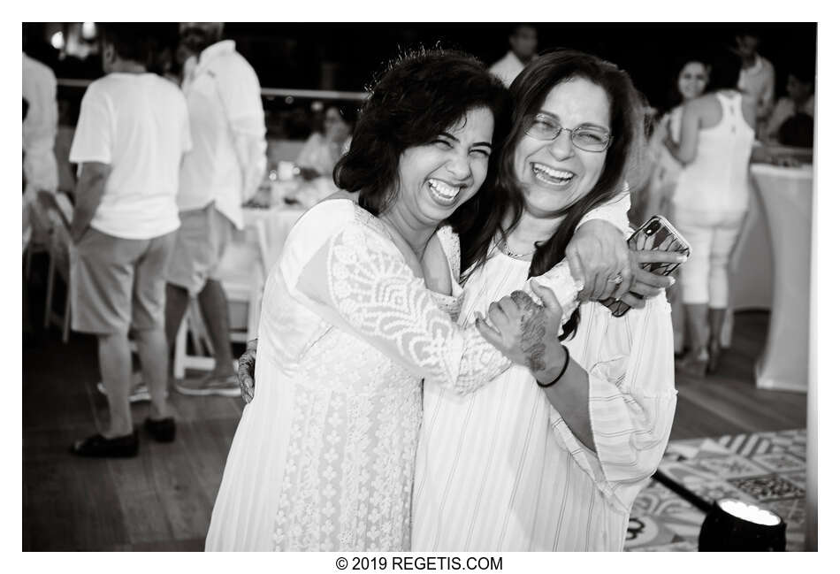  Anuj and Shruthi’s White Dress Pre-Wedding Welcome Party | Cancun, Mexico |  Destination Wedding Photographers.