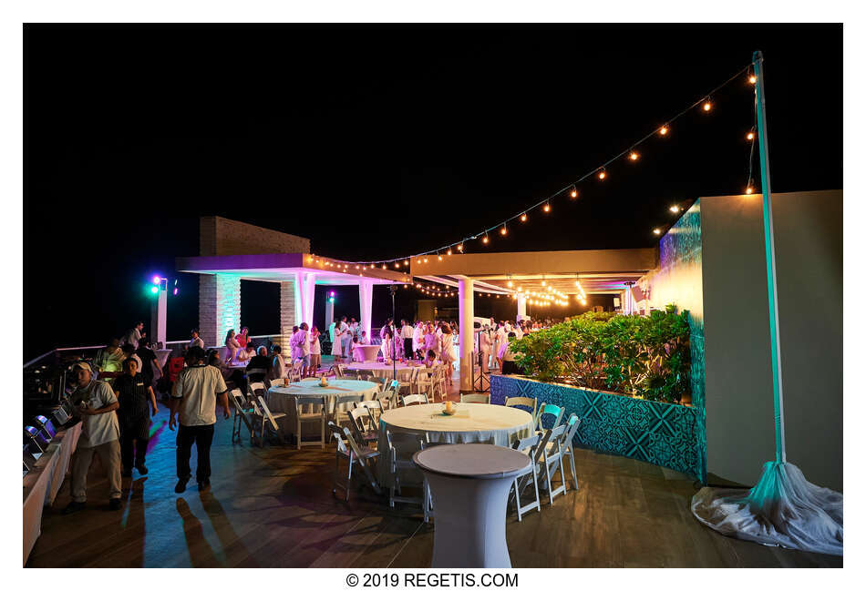  Anuj and Shruthi’s White Dress Pre-Wedding Welcome Party | Cancun, Mexico |  Destination Wedding Photographers.