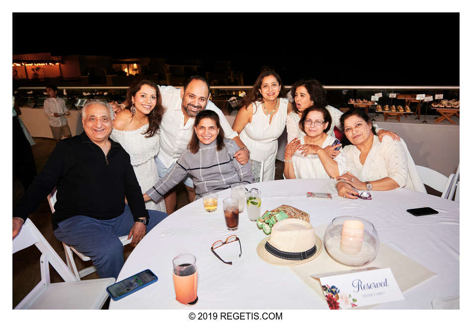  Anuj and Shruthi’s White Dress Pre-Wedding Welcome Party | Cancun, Mexico |  Destination Wedding Photographers.