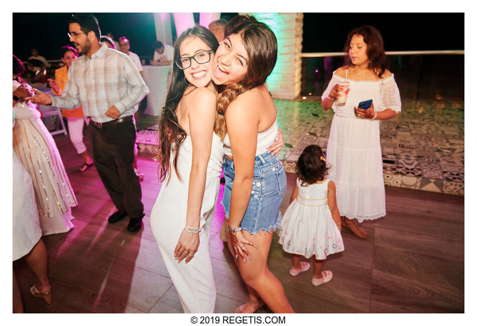  Anuj and Shruthi’s White Dress Pre-Wedding Welcome Party | Cancun, Mexico |  Destination Wedding Photographers.