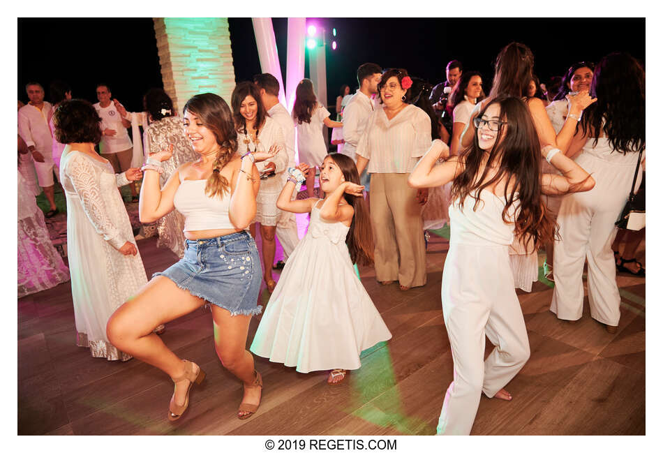  Anuj and Shruthi’s White Dress Pre-Wedding Welcome Party | Cancun, Mexico |  Destination Wedding Photographers.