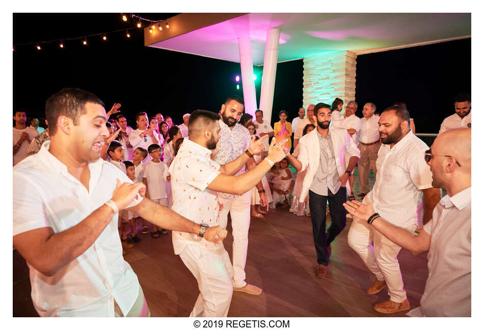  Anuj and Shruthi’s White Dress Pre-Wedding Welcome Party | Cancun, Mexico |  Destination Wedding Photographers.