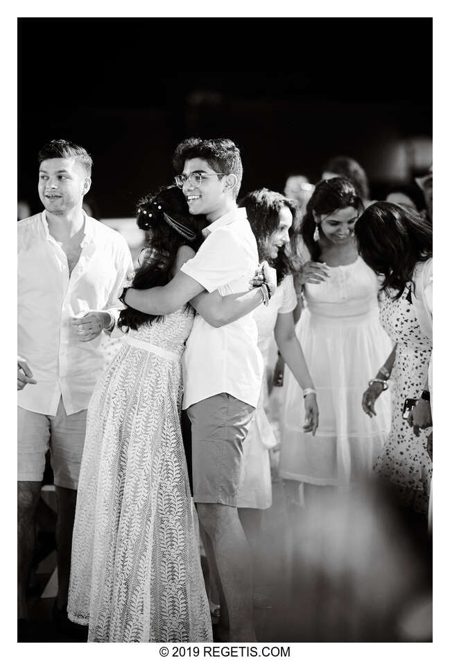  Anuj and Shruthi’s White Dress Pre-Wedding Welcome Party | Cancun, Mexico |  Destination Wedding Photographers.