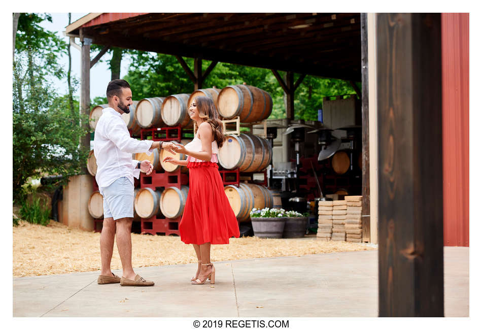  Faria and Osman Engagement Session | Cana Winery | Virginia Engagement Photographers