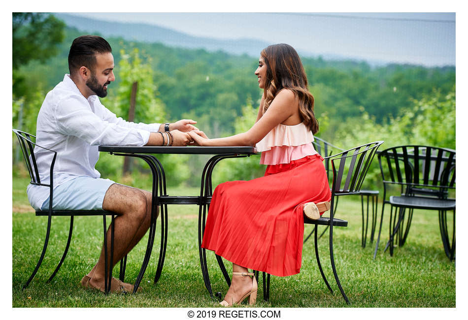  Faria and Osman Engagement Session | Cana Winery | Virginia Engagement Photographers