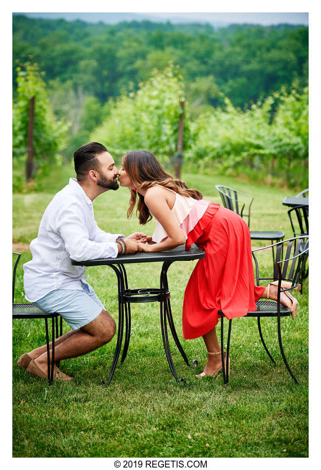  Faria and Osman Engagement Session | Cana Winery | Virginia Engagement Photographers