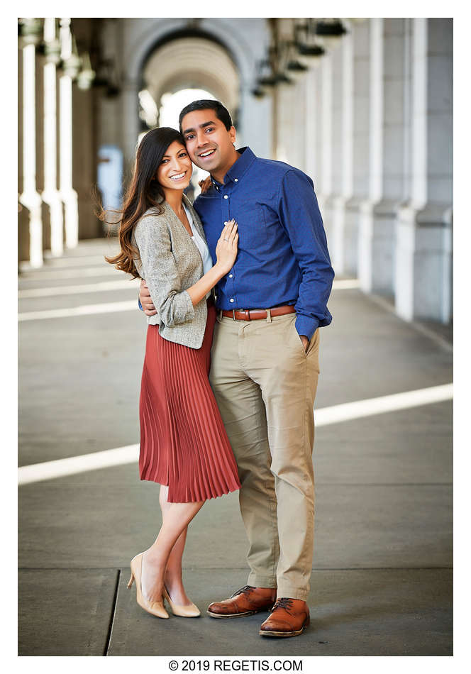  Nisha and Varun Engagement Photos | Union Station, Washington DC | Engagement Photographers