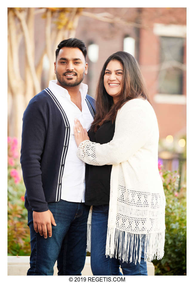  Pooja and Sandeep’s Engagement Photos in Alexandria, Virginia