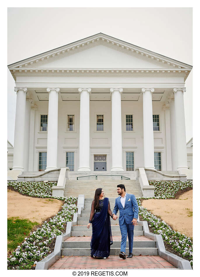  Shannon and Raees Fall Engagement Session | Downtown Richmond, Virginia