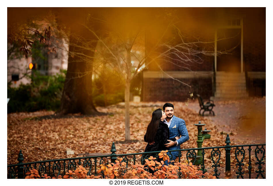  Shannon and Raees Fall Engagement Session | Downtown Richmond, Virginia