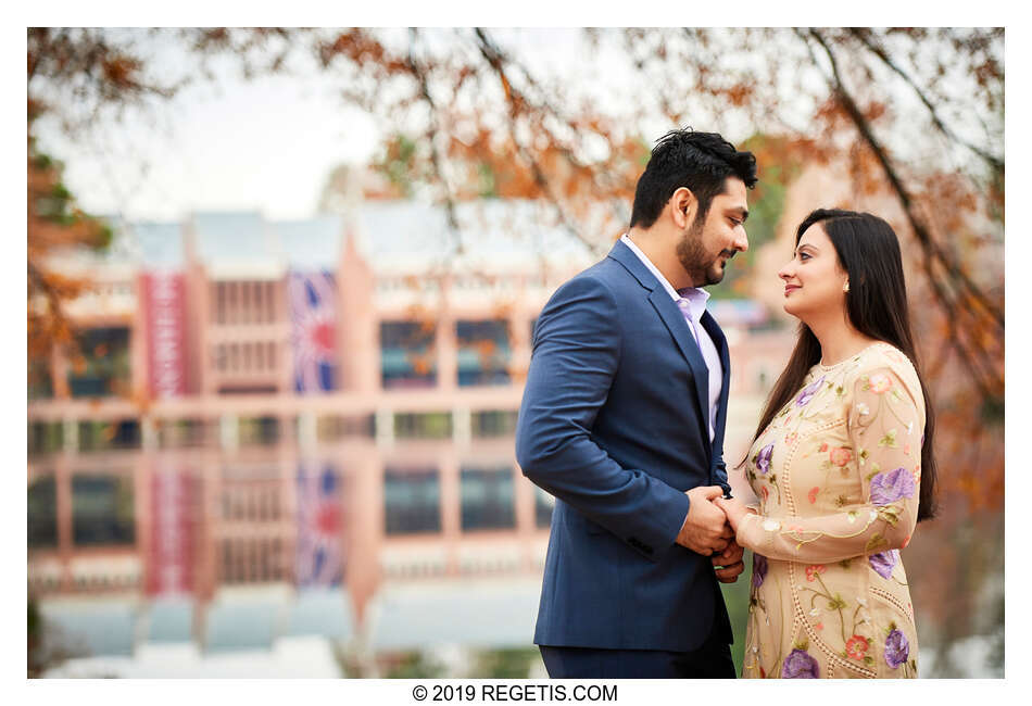  Shannon and Raees Fall Engagement Session | Downtown Richmond, Virginia