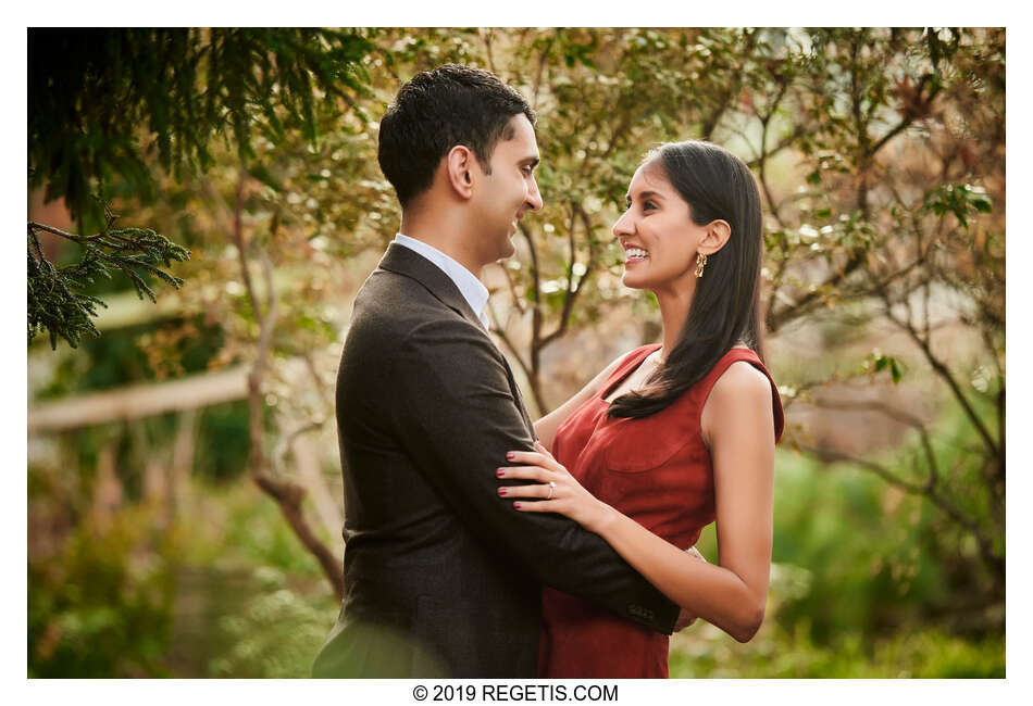  Sukhi and Jaskaran’s Engagement Session Photos at the Botanical Gardens in Charlotte, North Carolina