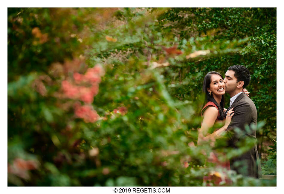  Sukhi and Jaskaran’s Engagement Session Photos at the Botanical Gardens in Charlotte, North Carolina