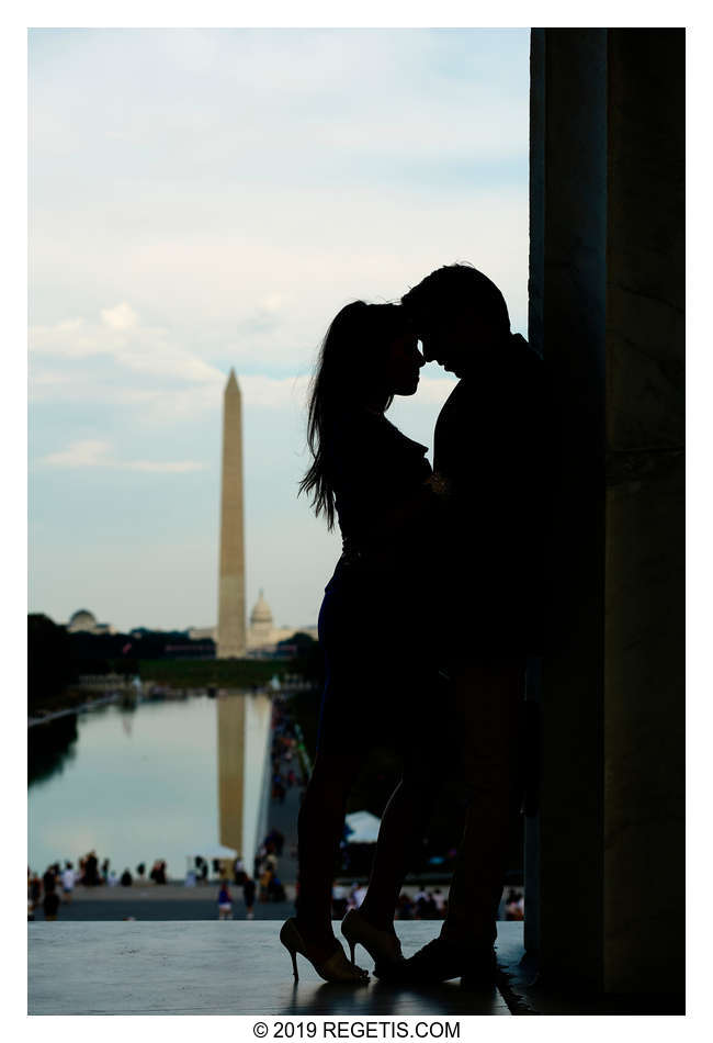  Vinay and Anjali Engagement Photos | Washington Monument | Lincoln Memorial | Washington DC Engagement Photographers