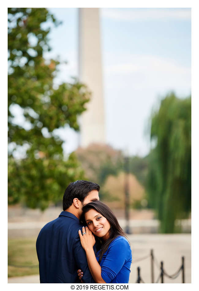  Vinay and Anjali Engagement Photos | Washington Monument | Lincoln Memorial | Washington DC Engagement Photographers