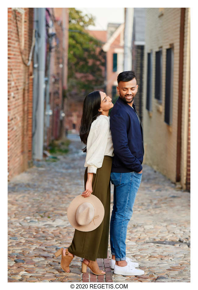  Ami and Parth - Engagement Session at Town Hall Alexandria Virginia