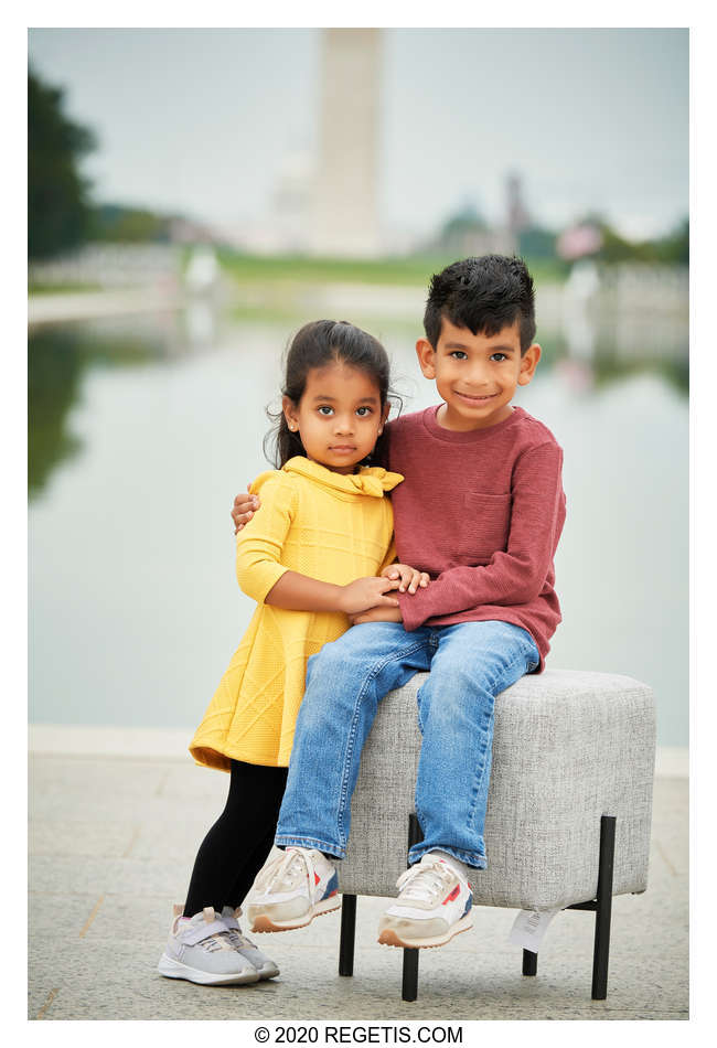  Family Portraits in Washington DC by the Lincoln Memorial on the National Mall