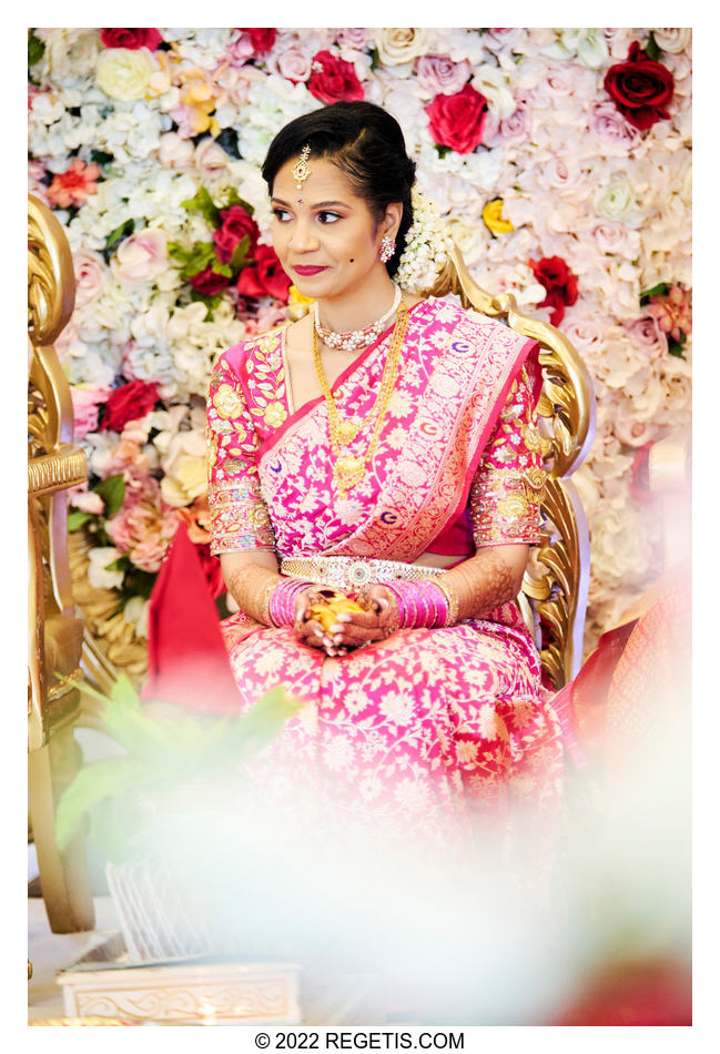 Portrait of an Indian Bride on the Mandap