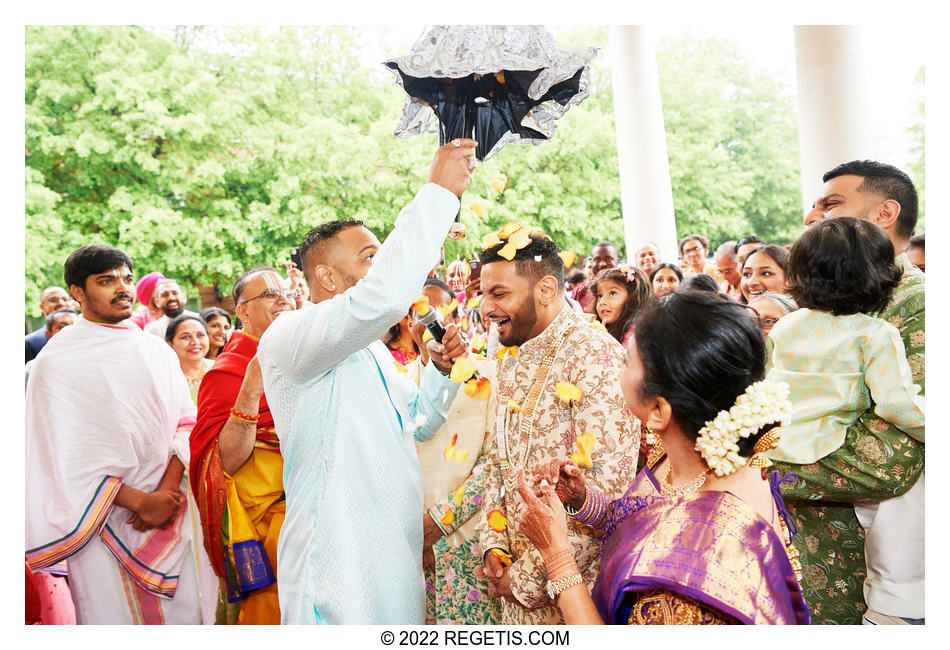 Kaasi Yatra - an Indian traidtion at the wedding.