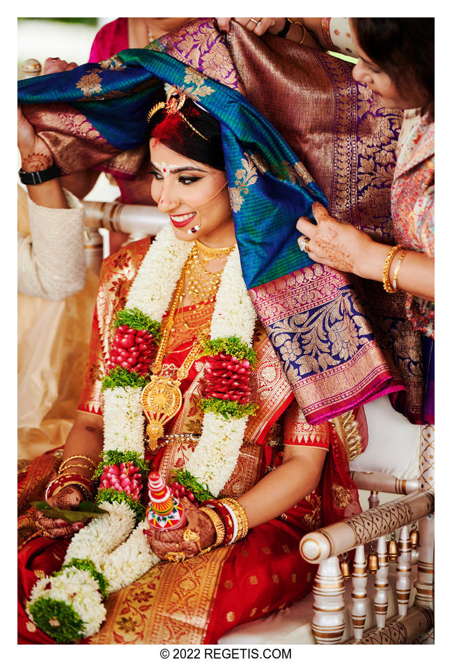 Bengali Bride at her traditional Indian Wedding