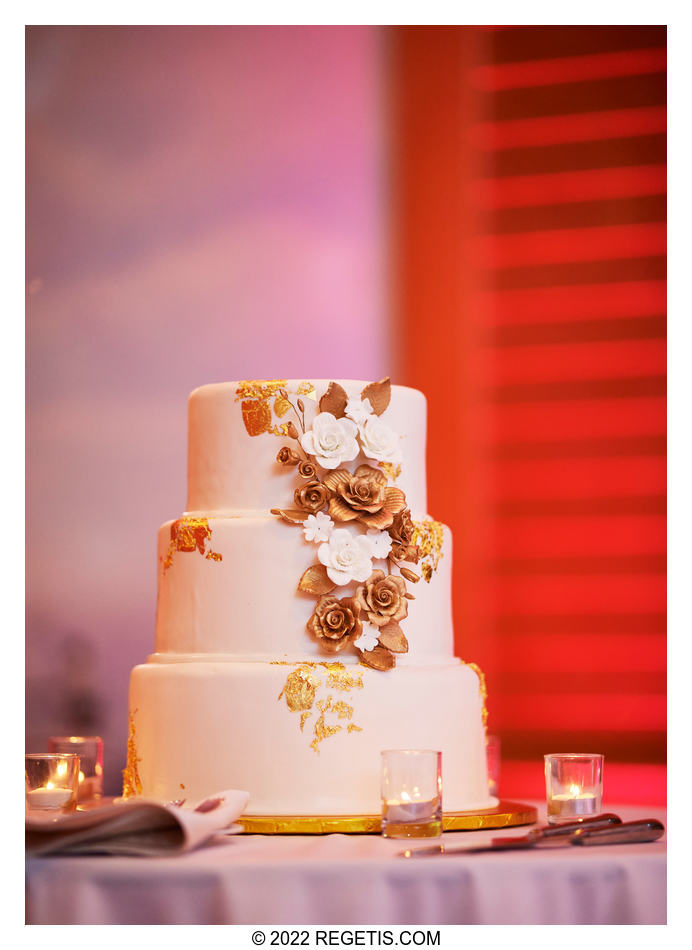 Wedding Cake for the Indian Wedding Reception Decor at Hyatt Regency, Chesapeake Bay, Cambridge Maryland