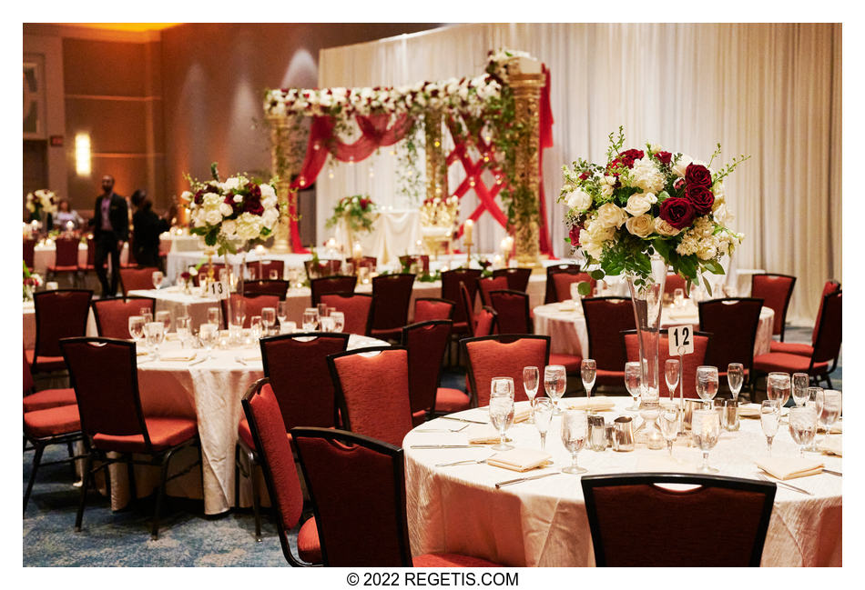Reception decor for an Indian Wedding