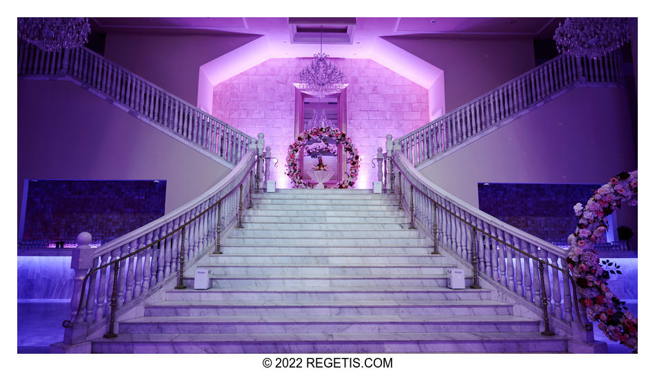 Stairs at The Bellevue Conference & Event Center Ballroom Setup
