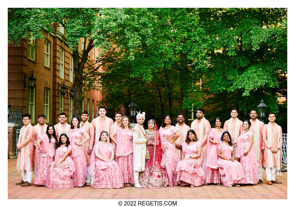 South Asian Bridal party