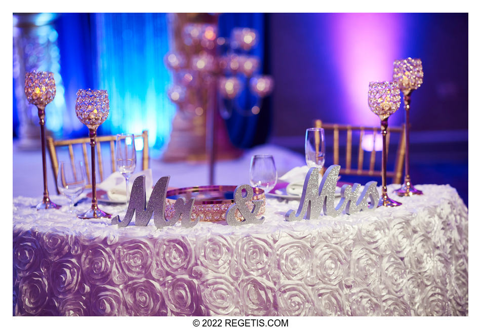Detail at the South Asian Wedding Reception Celebrations at the Westfields Marriott Washington Dulles.