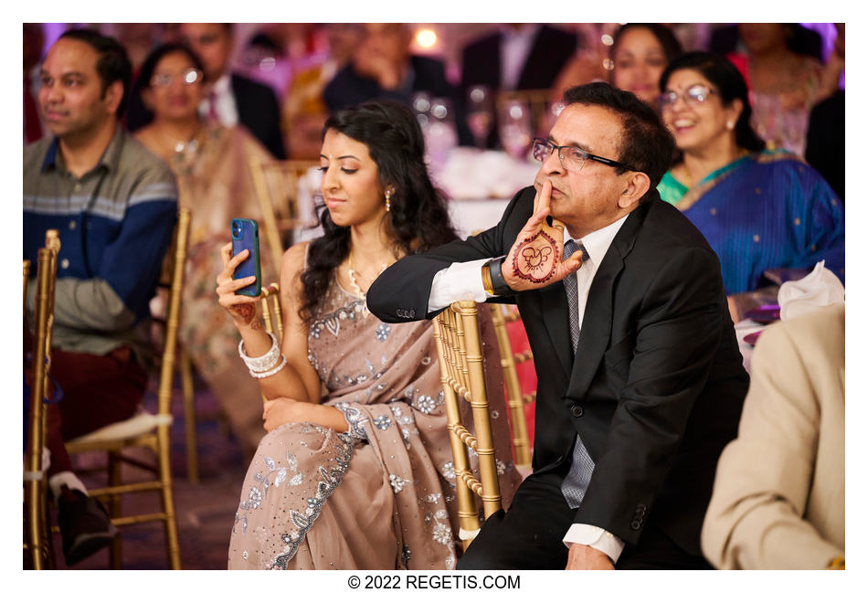 South Asian Wedding Reception Celebrations at the Westfields Marriott Washington Dulles.