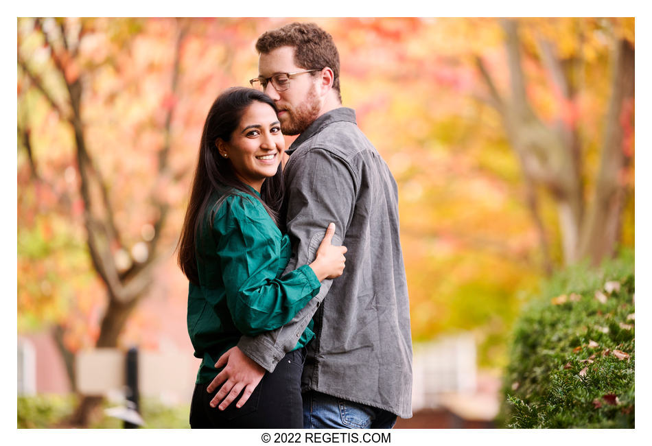 Saachi and Michael Engagement Portraits during their session at the City Hall in Alexandria, Virginia