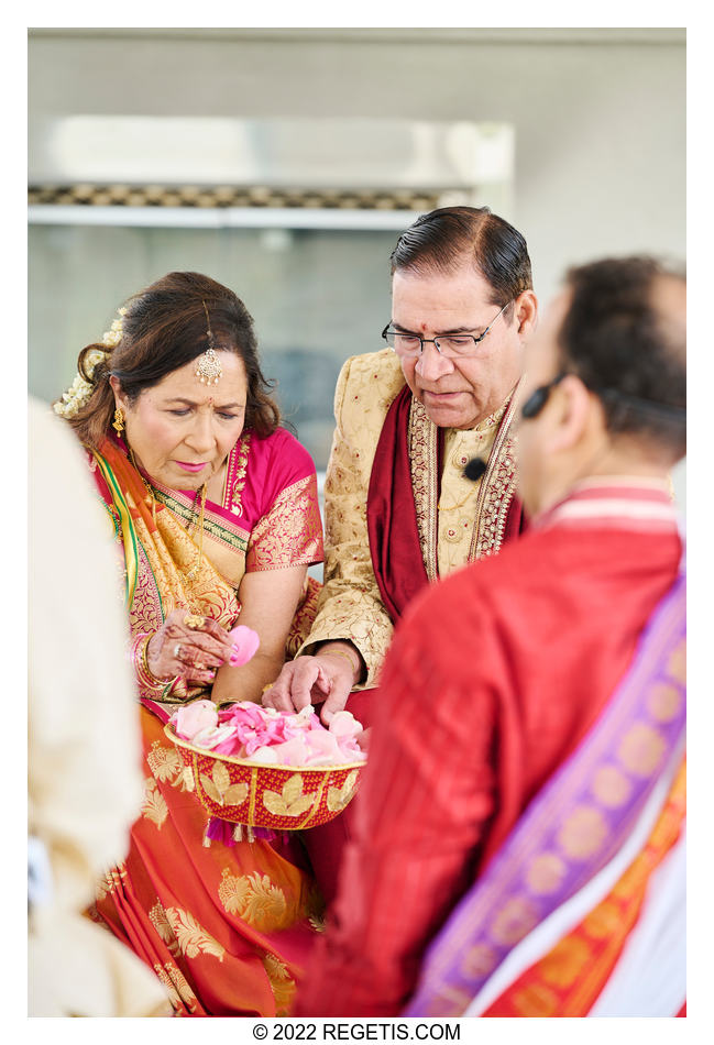 Indian parents of the bride
