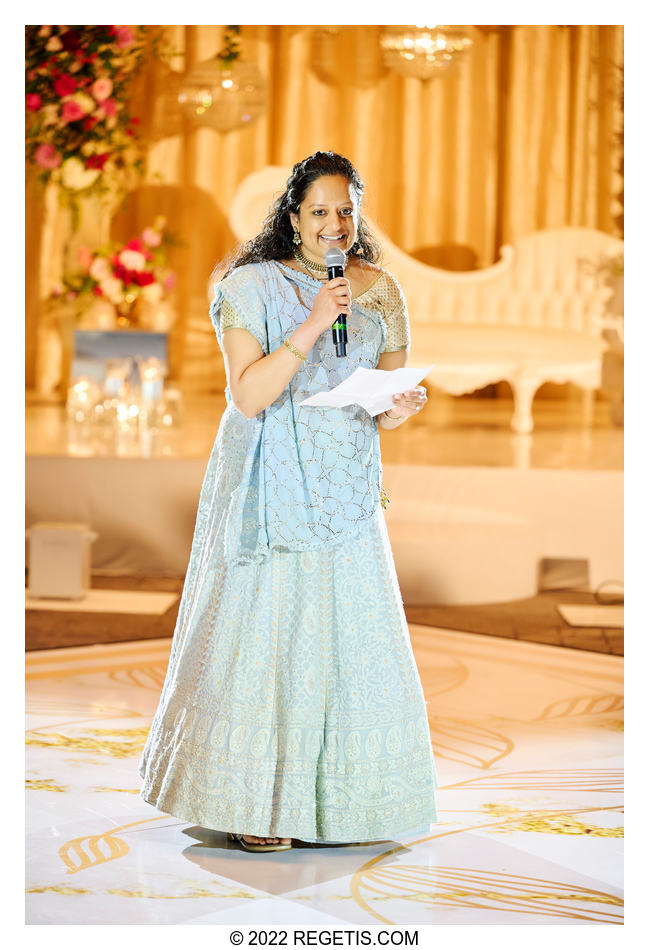 Maid of honor speech at the Indian Wedding Reception