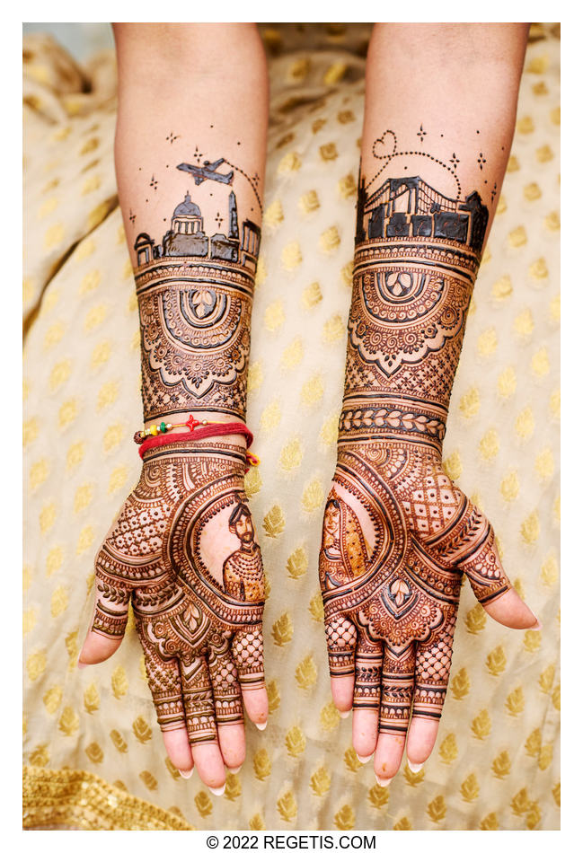 Tripoli’s hands covered in Henna