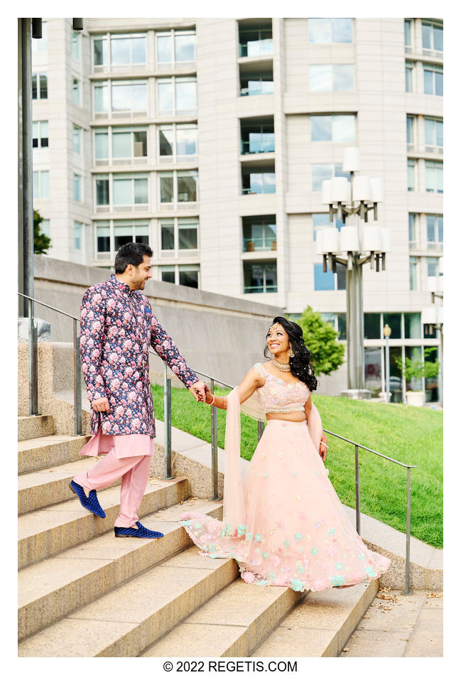 Tripali and Nitin’s Sangeet ceremony at 101 Constitution AVE